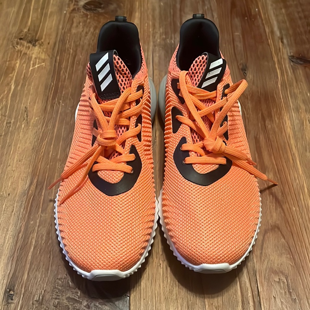 SOLD Orange Adidas Alpha Bounce Sneakers